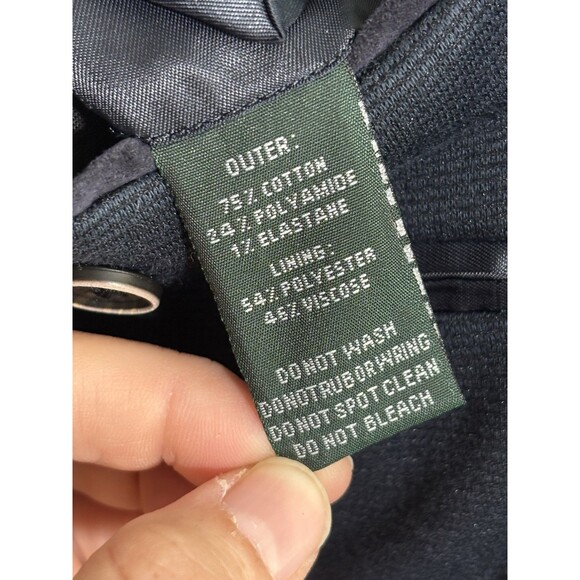 Rodd & Gunn Savill Bay Blazer Mens 2XL Blue Navy Sport Fit Italian Woven Jacket - Picture 12 of 16